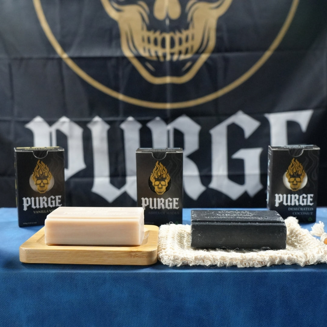 The Ritual Armor Pack | 1× Bamboo Soap Dish + 1× Sisal Saver Bag (no soap).