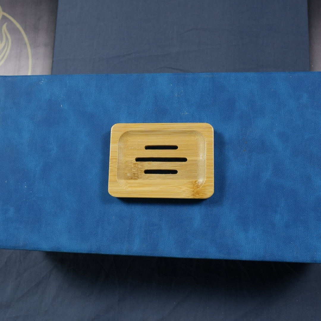 The Ritual Armor Pack | 1× Bamboo Soap Dish + 1× Sisal Saver Bag (no soap).